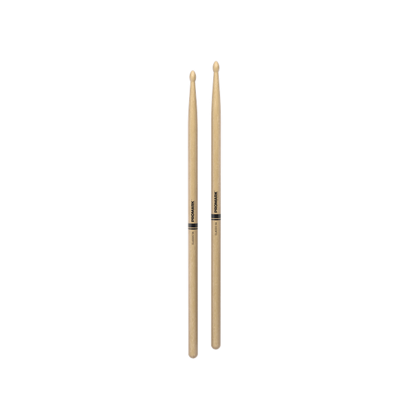 Promark 5A Woodtip Hickory Drumsticks - TX5AW