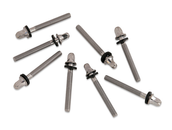PDP True Pitch Tension Rods Chrome 8 pack - 42mm