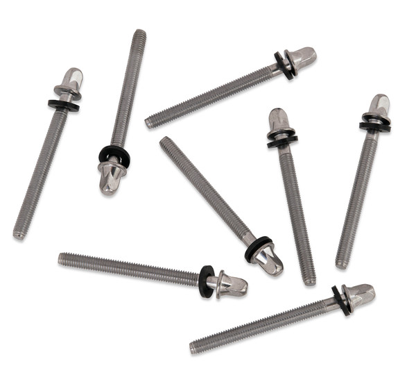 PDP True Pitch Tension Rods Chrome 8 pack - 55mm