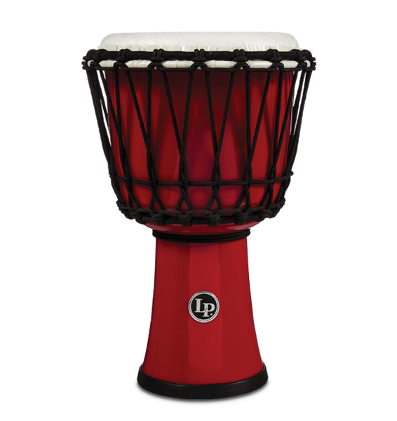 LP World 7 in. Rope Circle Djembe - Red