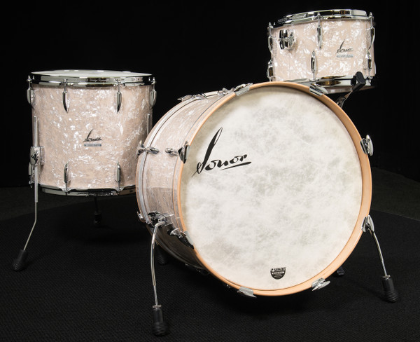 Sonor Vintage Series 3pc Shell Pack 12/14/20 - Vintage Pearl
