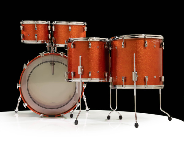 Yamaha Absolute Hybrid Maple 5pc 10/12/14/16/22 Orange Sparkle