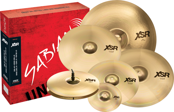 Sabian XSR Super Set w/10" and 18"