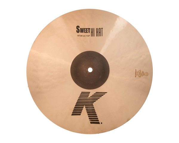 Zildjian 14" K Sweet Hi-Hat Pair front view