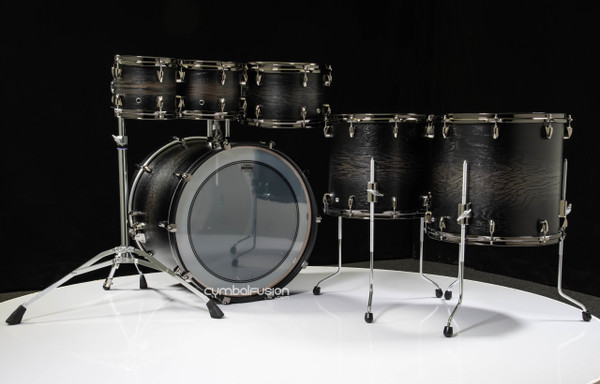 Yamaha Live Custom Hybrid Oak 6pc - Uzu Charcoal Sunburst LH2F40UCS-814