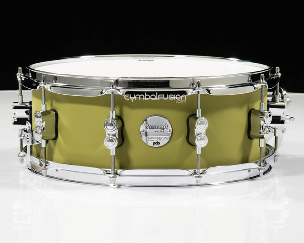 PDP Concept Maple Snare - 5.5x14 Satin Olive