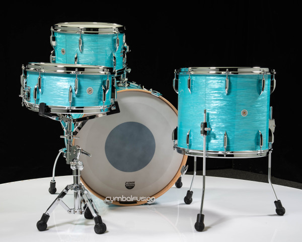 Sonor Vintage Series 4pc 13/16/22/14SD - California Blue w/Mount