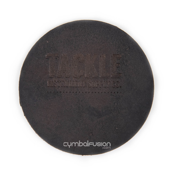 Tackle Large Leather Bass Drum Beater Patch - Black