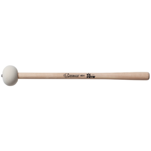 Vic Firth MB3H - Corpsmaster Bass Mallets - Large Head, Hard