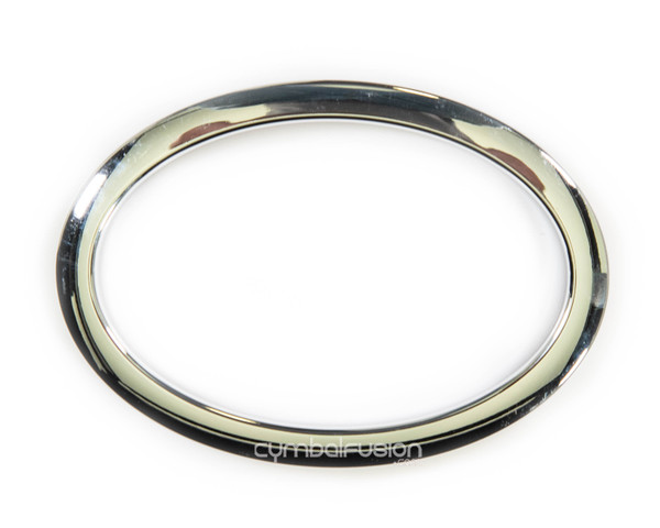 Bass Drum O's 6" Chrome Oval