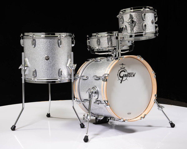 Gretsch Brooklyn Micro 4pc Shell Pack - Silver Sparkle Nitron