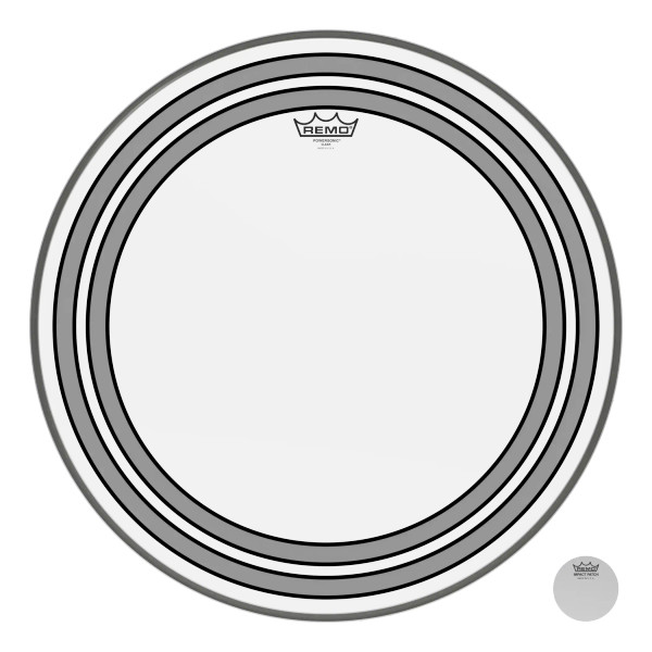 Remo 22" Powersonic Bass Drum Head Clear (PW-1322-00-)