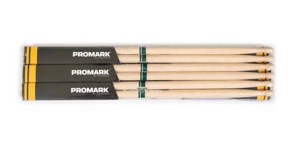 Promark Hickory 747 "The Natural" Wood Tip 6-pack