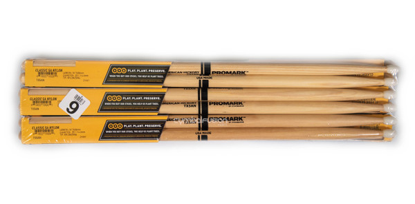 Promark Hickory 5A Nylon Tip 6-pack