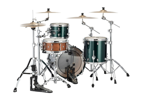 Mapex Saturn Evolution Hybrid Straight Ahead 3pc Rock Kit- Brunswick Green