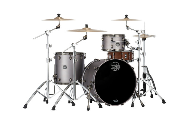 Mapex Saturn Evolution Hybrid Organic 3pc Rock Kit - Gun Metal Gray