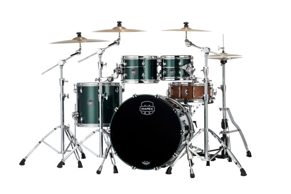 Mapex Saturn Evolution Birch/Walnut 4pc Classic Kit - Brunswick Green
