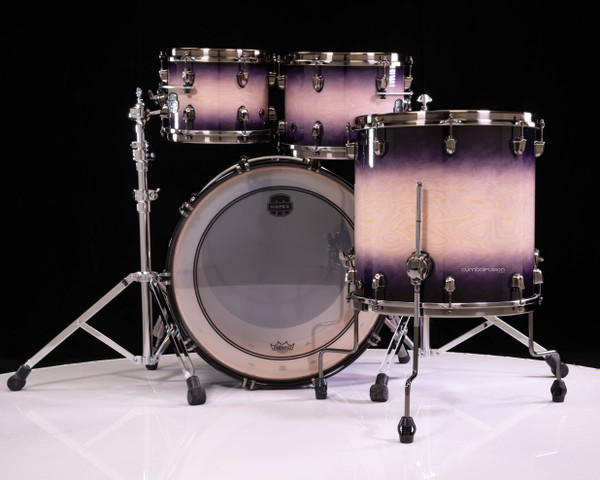 Mapex Saturn Evolution Rock 4-Piece Shell Pack Without Snare - Exotic Violet Burst