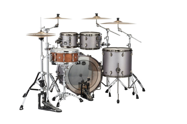 Mapex Saturn Evolution Classic 4-Piece Shell Pack Without Snare - Gun Metal Grey