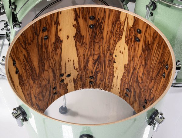 Sonor SQ2 6pc Beech Kit - Mint Sparkle w/African Marble