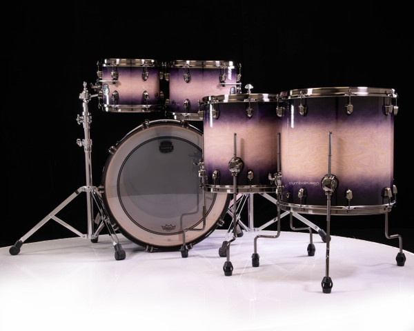 Mapex Saturn Evolution Workhorse 5-Piece Shell Pack Without Snare - Exotic Violet Burst