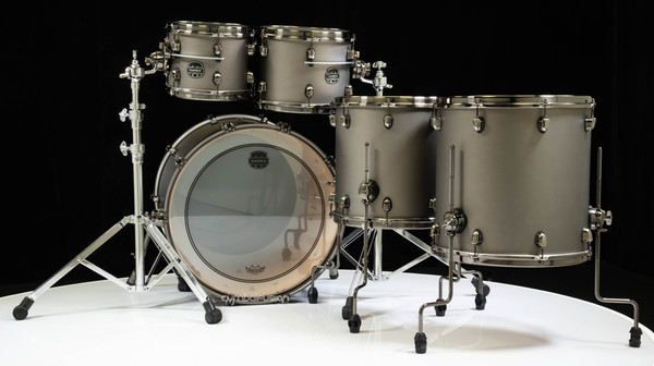 Mapex Saturn Evolution Workhorse 5-Piece Shell Pack Without Snare - Gun Metal Grey