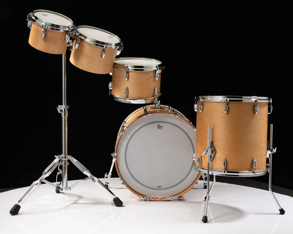 Gretsch USA Custom 5pc Satin Natural 8/10/12/16/22 w/Concert Toms