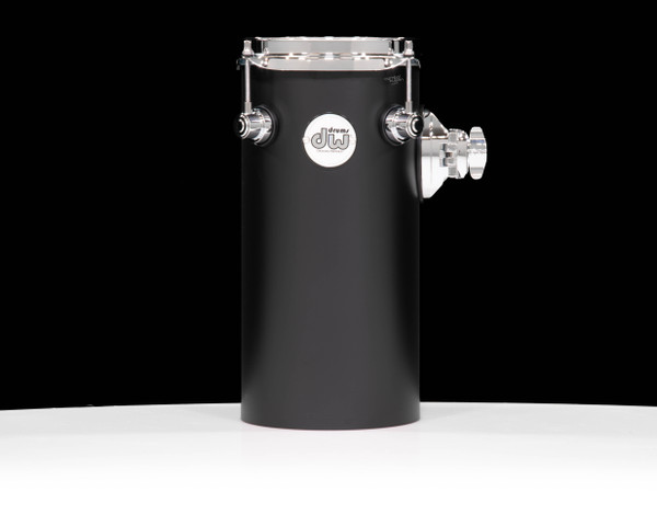 DW Design Series Rata Tom 12x6 Black Satin w/TB12
