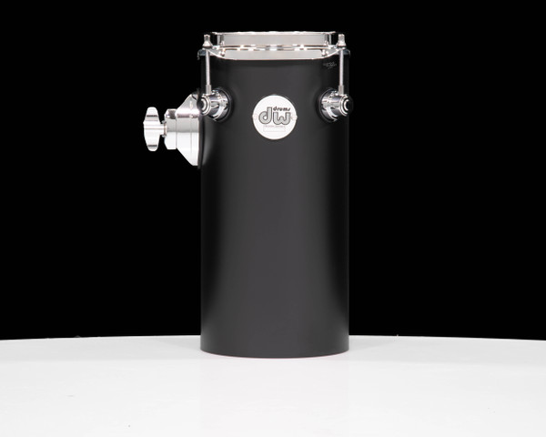 DW Design Rata Tom 12x6 Black Satin w/TB12 (DDAC1206RTBL)