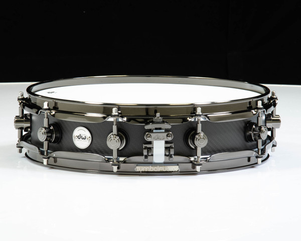 DW Collector's Carbon Fiber Pi Snare w/Black Nickel HW