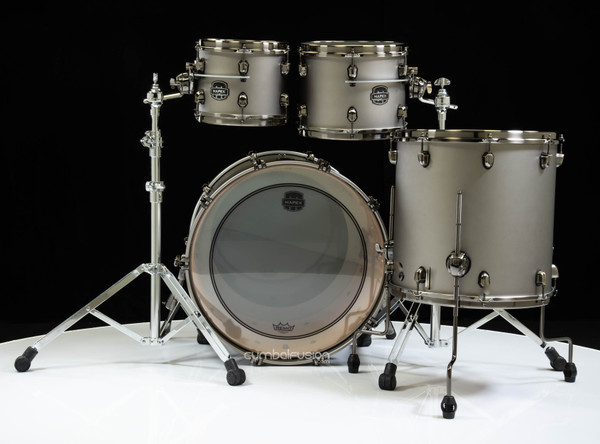 Mapex Saturn Evolution Rock 4-Piece Shell Pack Without Snare - Gun Metal Grey