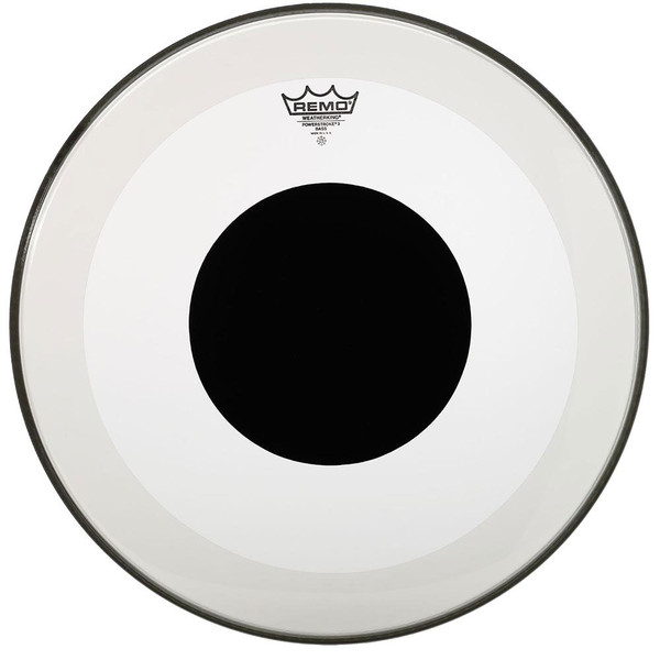 Remo Powerstroke P3 Clear Black dot 20" Drum Head