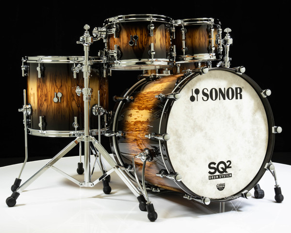 Sonor SQ2 5pc Maple Kit - Candy Burst over African Marble