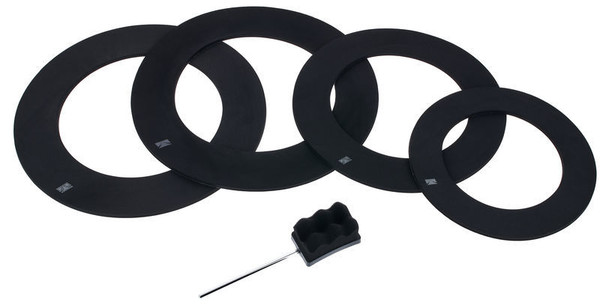 Tama Soft Sound Ring Set 10/12/14/14 with Soft Beater