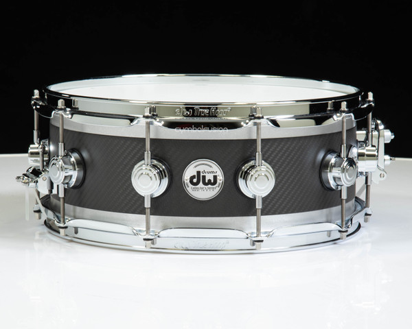 DW Collector's Carbon Fiber Edge Snare w/Chrome HW