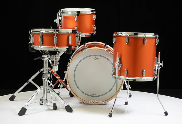 Gretsch Brooklyn 4pc Kit 12/14/20/14SD - Satin Tangerine Metallic