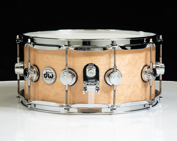 DW Collector's Maple VLT 6.5x14 Snare Drum - Exotic Birdseye Maple
