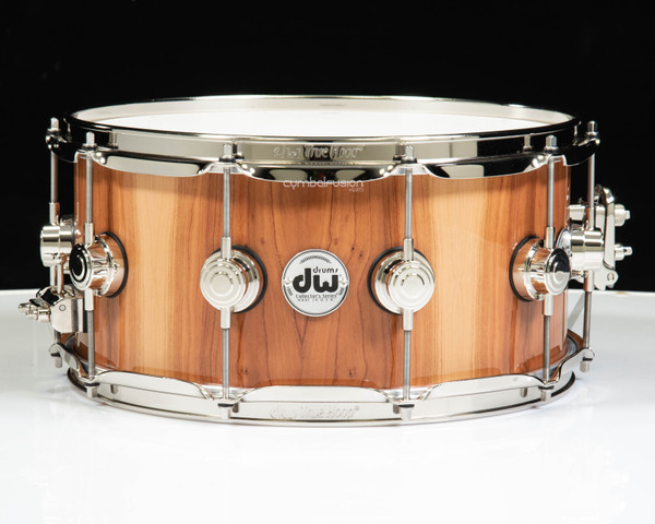 DW Collector's Maple VLT  6.5x14 - Exotic Almond w/ Nickel HW
