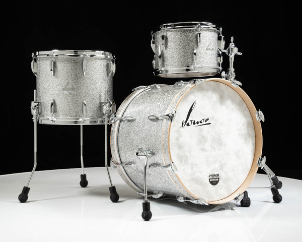 Sonor Vintage Series 3pc 12/14/20 (No Mount) - Vintage Silver Glitter