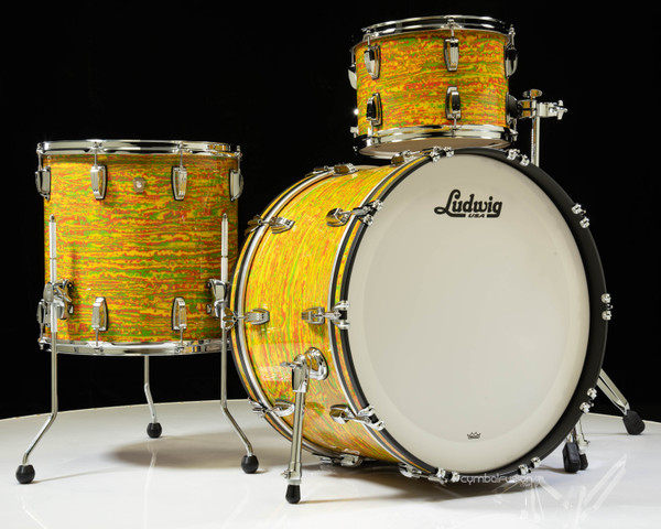 Ludwig Classic Maple PRO BEAT 3pc Kit 13/16/24 - Citrus Mod