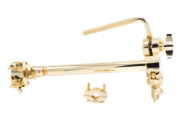 DW Single Tom Mount - Angle Adjustable V clamp, Gold plated (DWSPMG991GD)