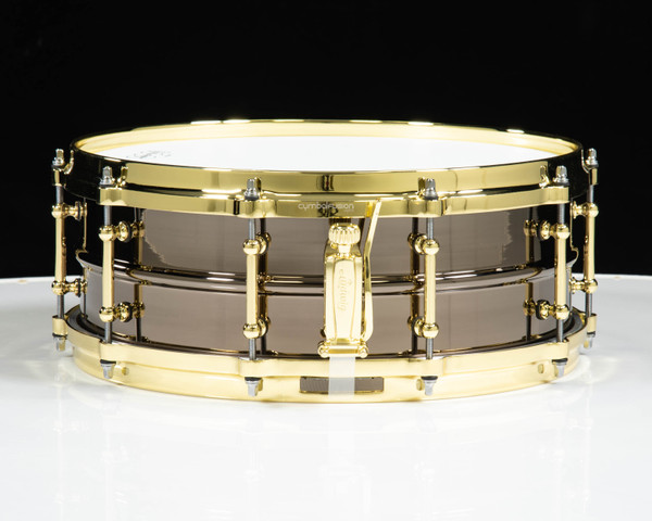 Ludwig Black Beauty 5x14 Snare Drum w/ Brass Trim