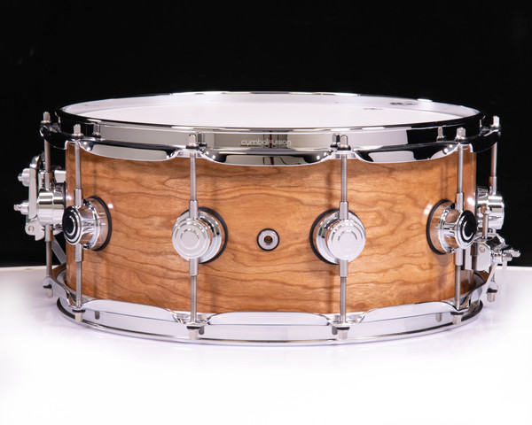 DW Collector's Series 6.5x14 Pure Cherry Snare - Natural Satin Oil