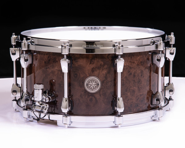 Tama Starphonic Walnut 14x7 Snare Drum - Gloss Black Walnut Burl