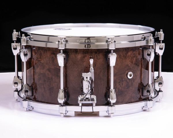 Tama Starphonic Walnut 14x7 Snare Drum - Gloss Black Walnut Burl