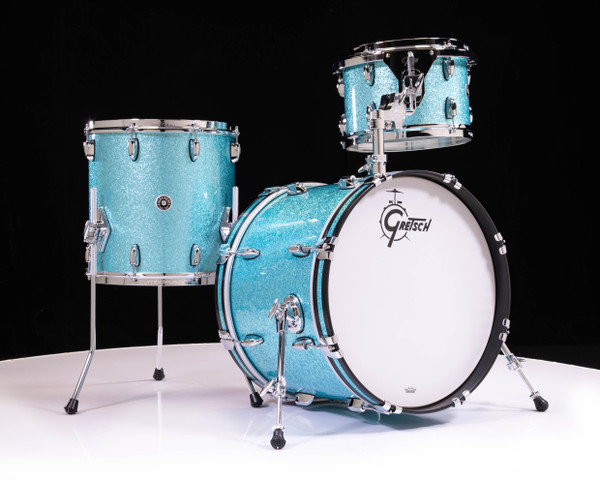 Gretsch Brooklyn 3pc Kit - 12/14/20 - Turquoise Sparkle