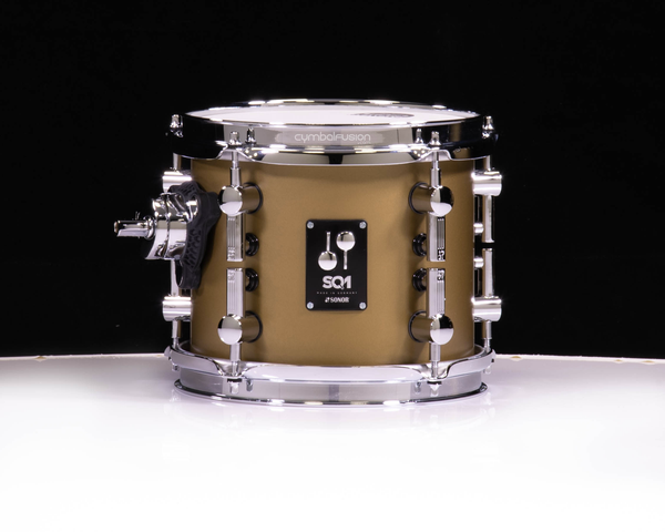 Sonor SQ1 8x7 Tom - Satin Gold Metallic (SQ1-0807-TT-SGM) (SQ1-0807-TT-SGM)