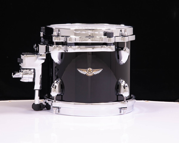 Tama Star Walnut 8x6 Tom - Piano Black - CymbalFusion.com
