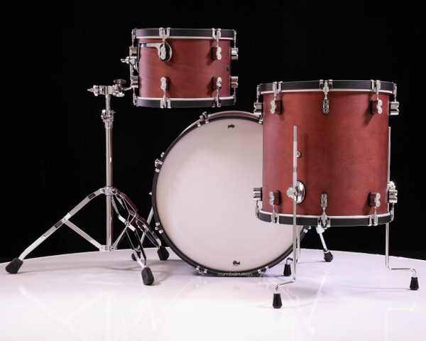 PDP Concept Classic 3pc 22" - Oxblood / Ebony Hoops w/STM Mount