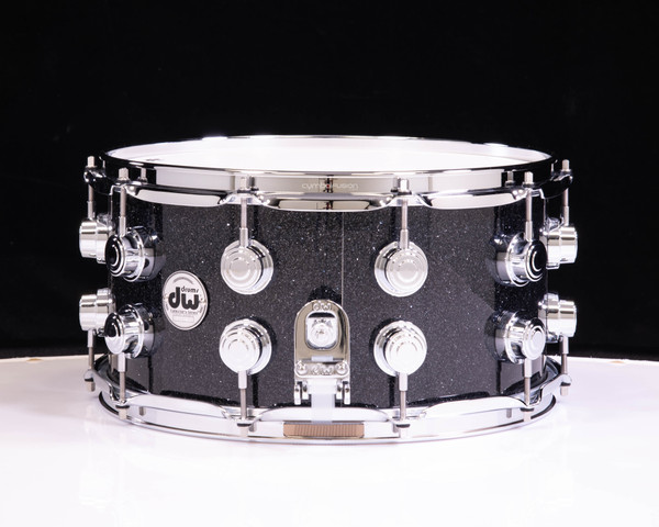 DW Collector's Series Pure Maple 10+6 Snare 7x14 - Black Ice